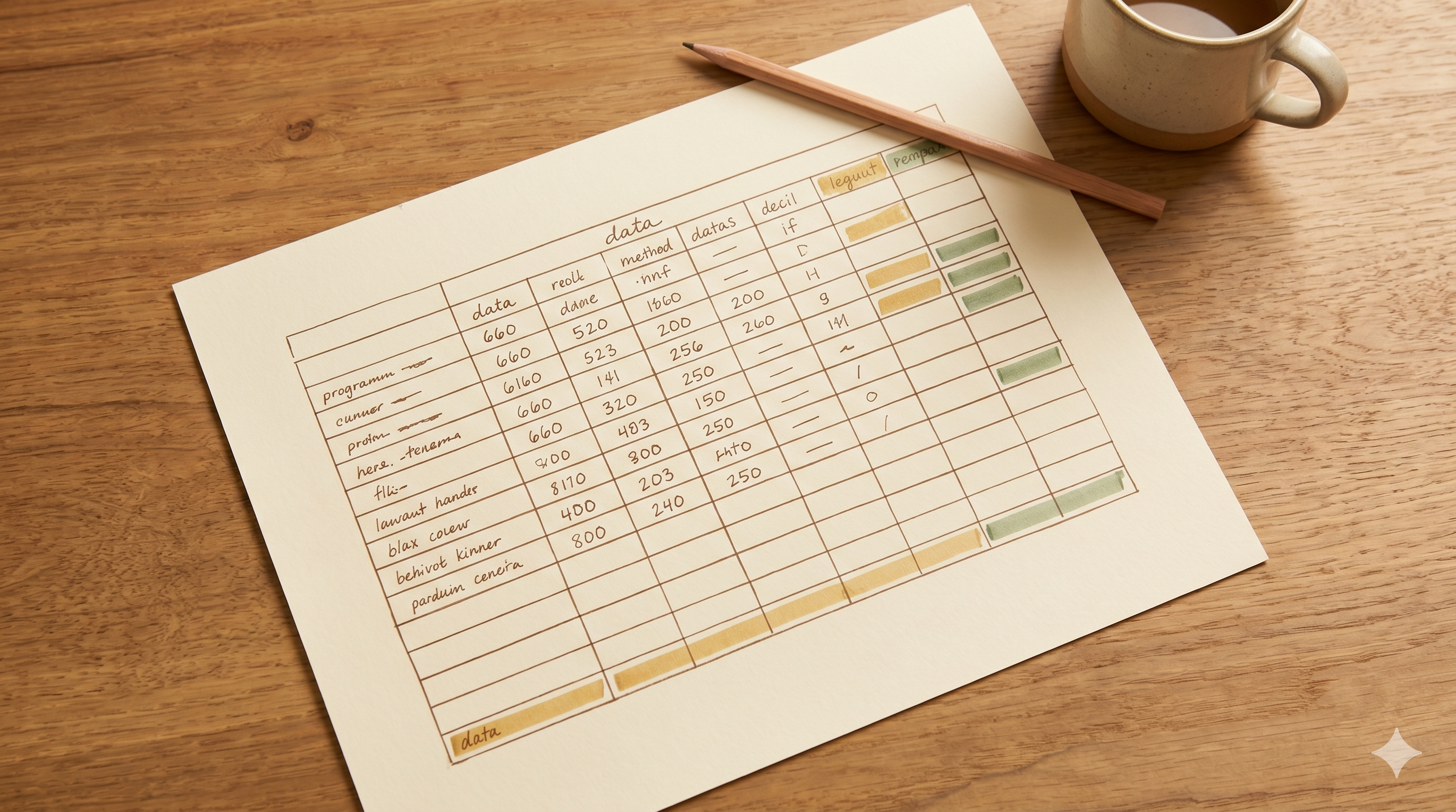 A laptop displaying a clean spreadsheet of referral data on a desk — the kind of simple tracking system that turns intake guesswork into pattern recognition.